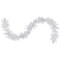 Northlight 9' x 10" Pre-Lit Vermont White Pine Artificial Christmas Garland, Clear Lights
